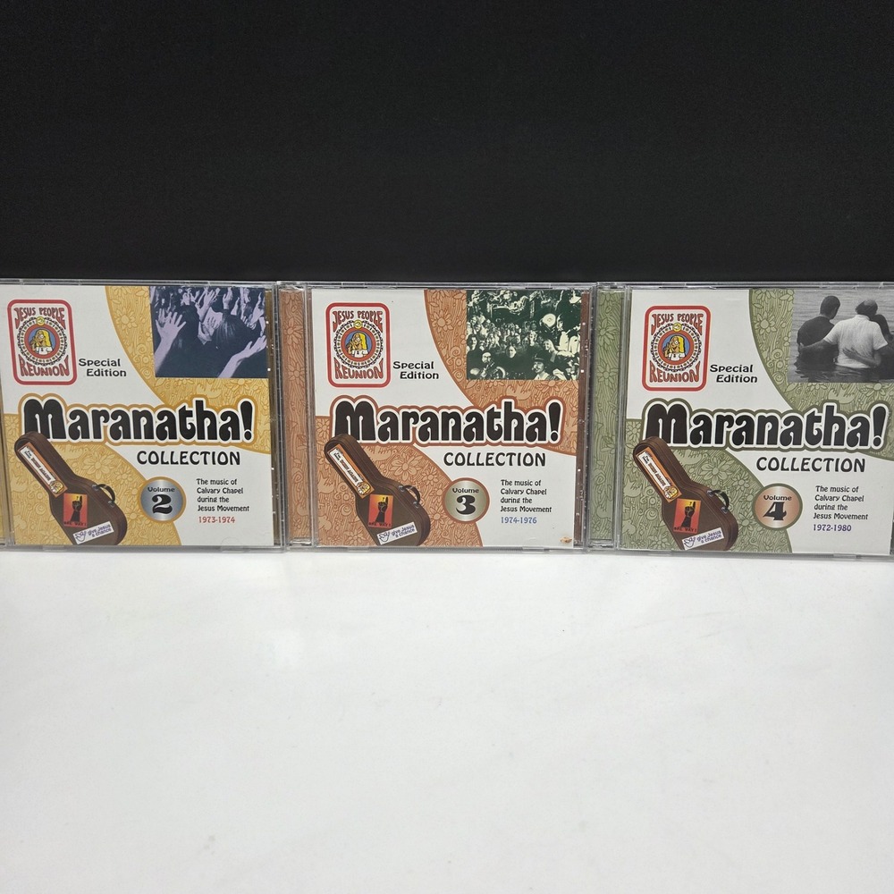 Maranatha Collection CD Vol 2 3 4 Jesus People Reunion Calvary Chapel 70s Music